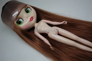 Безплатна доставка кукла с дълга коса за Blyth (BWS 236)