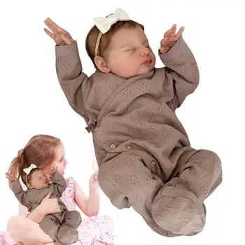 Детска кукла, 19-цолови силиконови кукли за новородено, реалистични меки кукли за новородени, играчки за момчета и момичета