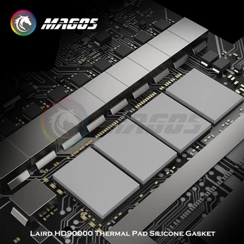 Laird HD90000 Термопластичная Силиконовата Уплътнение M2 SSD GPU 3080 3090 4080 4090 Видео Охладител 13*15 mm 12 бр.