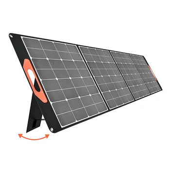 Сгъваеми слънчеви панели ETFE Sunpower 200 W с преносим слънчево зарядно устройство usb складное слънчево одеяло за нощуване на открито 40 W 60 w 100 W