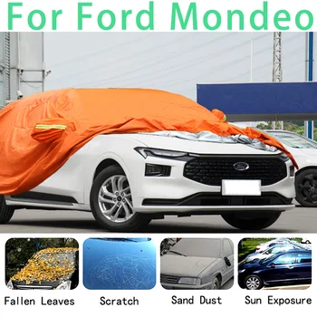 За Ford Mondeo Водоустойчив кола седалките са супер защита от слънце, прах, дъжд защита на автомобила от градушка и автоматична защита