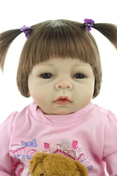 2015 НОВАТА гореща разпродажба реалистична кукла-реборн с корени от човешки косъм, модна кукла коледен подарък прекрасни подаръци