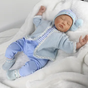 силиконови кукли reborn бебе за момчета и момичета, спящи бебета, lifelik 2017, кукла 55 см, истинска принцеса, 22 