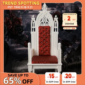 Стол от смола, в готически стил със седалка за кукла 1/4 Bjd, престижно атмосфера и висококачествени аксесоари за снимачната сцена