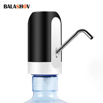 Помпа за бутилка с вода USB Зареждане Автоматичен Електрически Захранващи Вода Помпа за Бутилка Водна Помпа с Едно Щракване на Автоматичен Превключвател за Пиене Опаковка