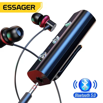 Essager Bluetooth 5,0 Приемник, 3.5 мм аудио жак За Аудиоадаптера Aux Музикален Предавател Слушалки Безжични За Динамиката на Слушалки
