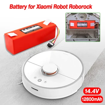 2023 Актуализация 14,4 v 12800 ма литиево-йонна Батерия, Аксесоари за прахосмукачка xiaomi mi robot Robotics cleaner roborock S50 S51 T4