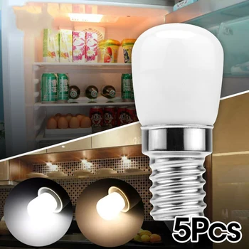 5/1 бр. мини-led крушки E12/E14, лампа за хладилник, кухненски хладилник, гардероб, нощни осветителни тела, лампи за шевни машини, преносими лампи