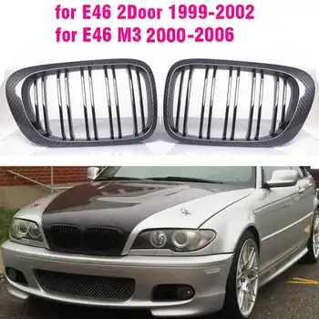 Цвят на Преден Капак От Въглеродни влакна, Луксозна радиаторна Решетка, Защелкивающаяся За BMW 330ci Coupe Cabriolet, Предварително Лифтинг За E46 2 врати 1999-2002