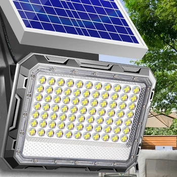 Уличен led обектив уличен прожектор, лампа за слънчева батерия пътен лампа Безжичен външен водоустойчив пътен лампа дълго време