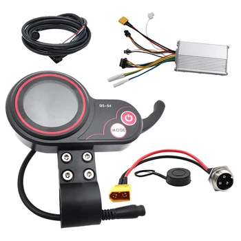 QS-S4 72V Измерител на LCD дисплея на педала на газта с палеца на + 48V 800W Контролер + Комплект XT-60 Само за електрически Скутер Zero 11X XT-60 Кабел