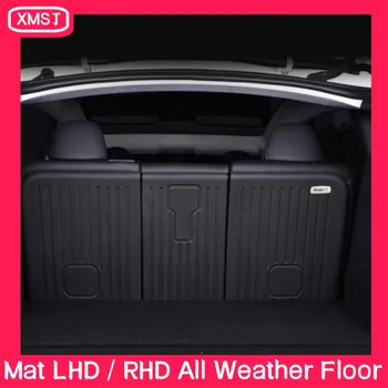 Tesla модел 3 Y подложка за багажника за LHD / RHD носилката на пода Пълен комплект автомобилни анти-мръсни непромокаеми постелки XPE