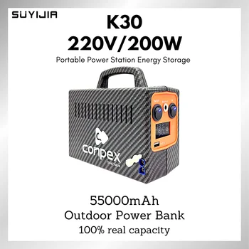 K30 55000mAh Преносим Диск Енергия 200Wh 3,2 V LiFePO4 Мобилен Източник на енергия за вашия Телефон Дрона Лаптоп Камера Мини Фен на Къмпинг