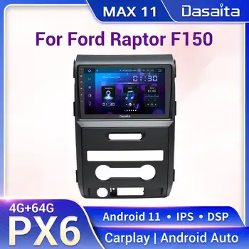 Dasaita Max11 Автомобилен Мултимедиен за Ford F150 Raptor от 2009 г. до 2012 Стерео Авторадио DSP IPS 1280*720 Carplay Android Авто Радио AHD