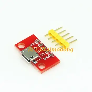 Micro-B USB Breakout Signals такса за зареждане на телефона, модул инвертор мощност, червен