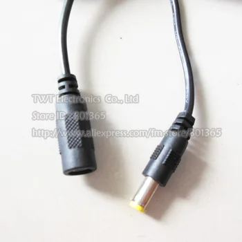 Кабел dc от мъжа към жената, съединители dc 5,5x2,1mm, захранващия кабел от жените към мъжете, удлинительный кабел от 1,2 м, 50 кв. м, безплатна доставка