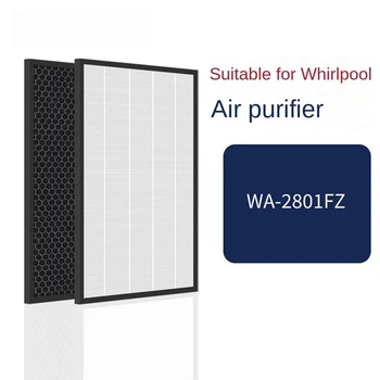 Детайли филтър, аксесоари, подходящи за Whirlpool WA-2801FZ за пречистване на въздуха, овлажнител, HEPA филтър и набор от филтри с активен въглен