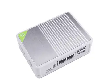 Перенаправитель CM4 102032 - мини-рутер на базата на Raspberry Pi, за пътуване, с две гигабитными мрежи Ethernet, OS OpenWRT