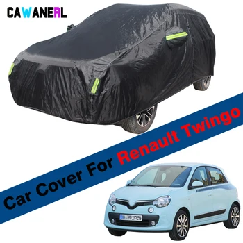 Пълно покритие на автомобила, козирка, защита от ултравиолетови лъчи, дъжд, сняг, водоустойчив капак на колата, пыленепроницаемая за Renault Twingo