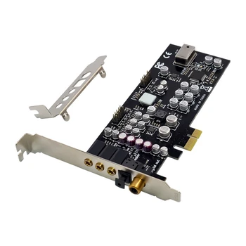CM8828 PCI-E X1 слот звукова карта с температура попълване 7.1 CH, разширяване на професионално HD аудио и видеоигрового оборудване