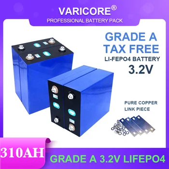 Батерия lifepo4 клас A 3,2 V 310Ah, направи си сам, 4s, 12 В 24 В, 310AH, батерии за електрически автомобили на АВТОБУСА, система за съхранение на слънчева енергия, без данъци