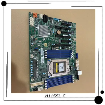 H11SSL-C За дънната платка Supermicro Server ATX PCI-E 3,0 Поддръжка на DDR4 EPYC7001/7002 най-Високо Качество, Напълно доказано, Бърза доставка