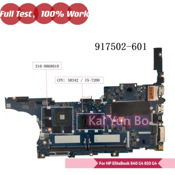 6050A2854301 за HP EliteBook 850 G4 840 G4 дънна Платка на лаптоп HSN-I02C 917502-601 917502-001 с процесор i5-7200U 216-0868010 GPU