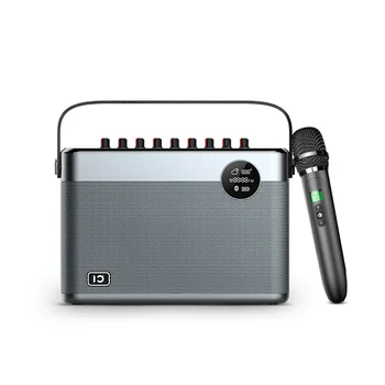 SHIDU преносим 60 W преносим караоке-усилвател за Hifi система за домашно кино поддръжка високоговорители излъчването на живо