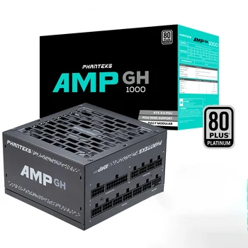 Phanteks AMP GH Номинална мощност 1000 W ATX3.0, роден PCI-E5.0, японски Кондензатор Platinum Полнорежимный захранване