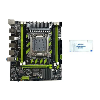 Детска дънна платка дънна Платка + термопаста LGA2011 4XDDR3 RECC Слот за оперативна памет M. 2 NVME PCI-E X16 6XUSB2.0 SATA3.0 дънната Платка