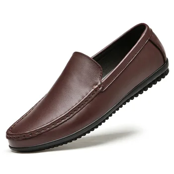 висококачествени мъжки ежедневни обувки 2023, модни удобни мъжки обувки големи размери с мека подметка 9086