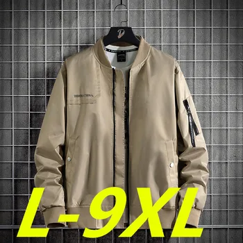 9XL, мъжки ветрозащитная яке голям размер, Пролетно Градинска Тактическа военна яке-бомбер, Градинска мъжка бейзболна яке-авиаторски