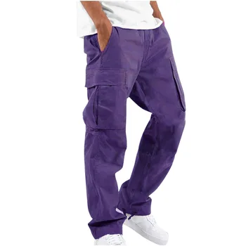 Мъжките ежедневни панталони с много джобове, военни тактически джоггеры, панталони-карго, градинска туризъм hoody, мъжки долната част е в стил хип-хоп