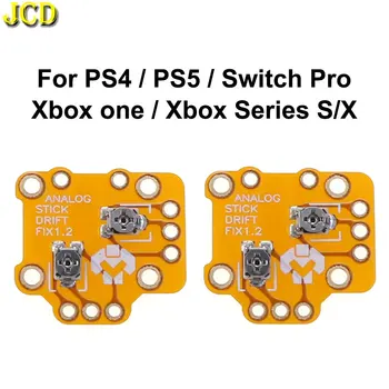 JCD 2 БР. Аналогов Джойстик Плаващите коригиране на печатни платки с Шнур За PS4 PS5 Xbox One X Серия За NS Switch Pro Геймпад Джойстик Плаващите Ремонт Модул