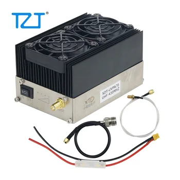 Усилвател на мощност TZT Професионален Усилвател на мощност 400 Mhz-470 Mhz За Преносими радиостанции с Мощност 80 W XDT-UVPA70