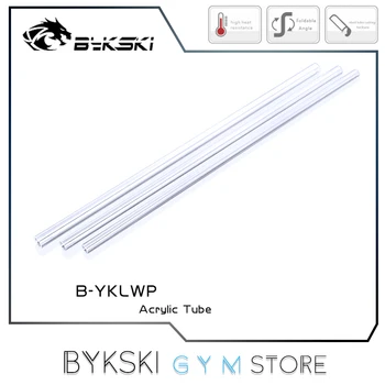 Акрилна Водопроводна Тръба Bykski, 12mm 14mm 16mm Прозрачна Твърда Тръба PMMA 500ммХ1, Тръби за Водно Охлаждане, B-YKLWP