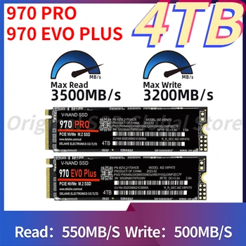 4 TB 970EVO 970PRO PCIe 4,0 NVMe M. 2 2280 2 TB 1 TB SSD Вътрешен Твърд Диск За Лаптоп Тенис на MLC PC Компютър PS4 PS5