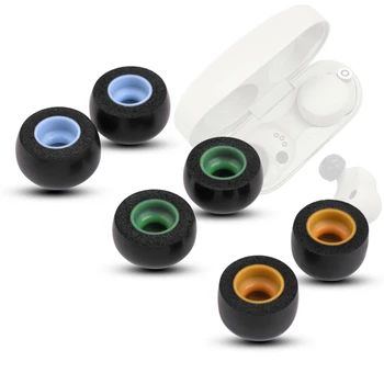 Ушни втулки с ефект на паметта за Anker Soundcire Liberty 2 Air Pro TWS, ушни втулки за Sony WF-1000XM4, втулки с противоскользящим шумопотискане