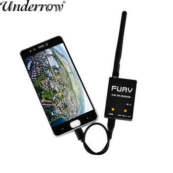 FPV USB OTG 5,8 G 150CH полноканальный FPV-приемник с аудио 5,8 G FPV-приемник за смартфони с Android с поддръжка на UVC