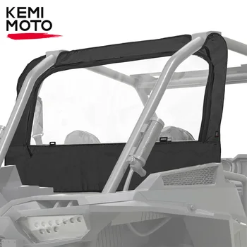 KEMIMOTO UTV PVC с Прозрачна Мека предното и Задното стъкло, което е съвместимо с Polaris RZR XP/XP 4 1000, RZR XP XP4 Turbo 2014-2023 Пълно прозорец