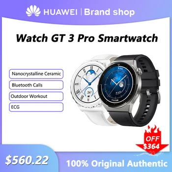 Huawei Watch GT 3 Pro умен часовник за мъже и жени, фитнес тракер, монитор на сърдечната честота, Bluetooth-предизвикателство, сверхдлинный живот на батерията, спортен гривна