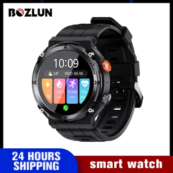 BOZLUN Новите Смарт Часовници За Спортове на Открито Bluetooth Покана Watch 1,39 Инчов Екран 450 ма IP68 Водоустойчив Умни Часовници за Мъже за IOS Andro