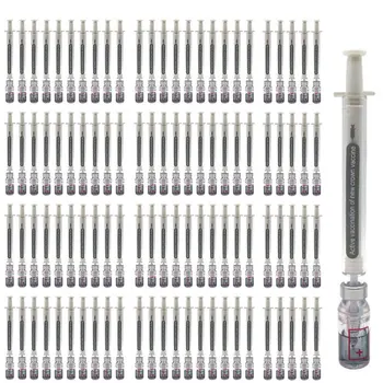 100ШТ Неутрални дръжки 0,5 мм Реалистична гел писалка за имитация на ваксина Спринцовка Гел писалка Офис учебни пособия за деца