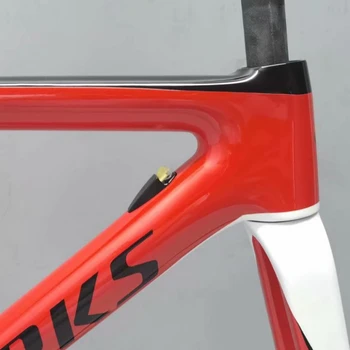 Нова велосипедна рамка от въглеродни влакна SL6 червен цвят, рама шоссейного под наем, велосипедна рамка, произведен в Тайван, Свържете се с нас за получаване на допълнителни отстъпки!