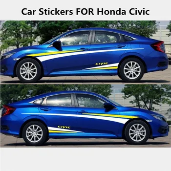 Автомобилни стикери за Honda Civic 2016-2022 модификация външен дизайн на потребителски спортни етикети аксесоари