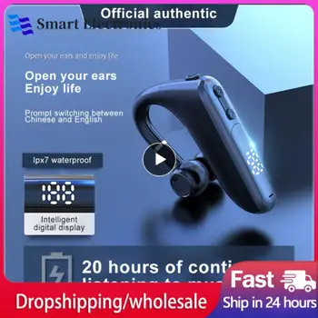 Безжична слушалка с шумопотискане стерео слушалки с дълъг режим на готовност Tws Бас безжични слушалки спортни слушалки с едно ухо