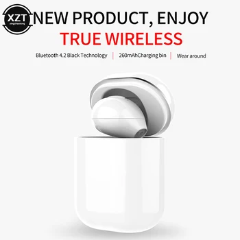 X20 Ултра Мини Безжична Единична Слушалка, Скрит В ухото С Кнопочным на Горивото, Водоустойчив Bluetooth Слушалка Със Зарядно Калъф