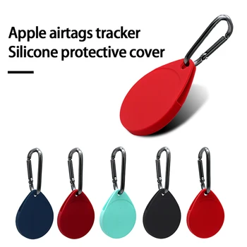 Сигурен титуляр, с каишка за Apple калъф за Airtag, защитен калъф, аксесоари за проследяване на бронята, ключодържател със защита от надраскване, калъф за въздушна етикети