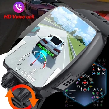 2023 Нов Bluetooth Предизвикателство Монитор на Сърдечната Честота Фитнес Тракер Сън Smart-Часовници Мъжки 1,8 Инча 3ATM Спортна Игра На Открито За Android