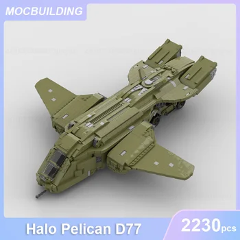 Halo Pelican D77 Модел MOC Строителни Блокове САМ Събрание Тухли Автомобил Развиване на Творчески Детски Играчки, Детски Подаръци 2230 бр.